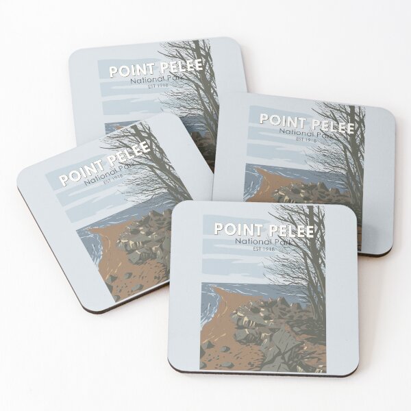 Item preview, Point Pelee National Park Travel Art Vintage designed and sold by KrisSidDesigns.