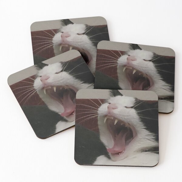 Item preview, Cat Yawn designed and sold by DancingCreek.