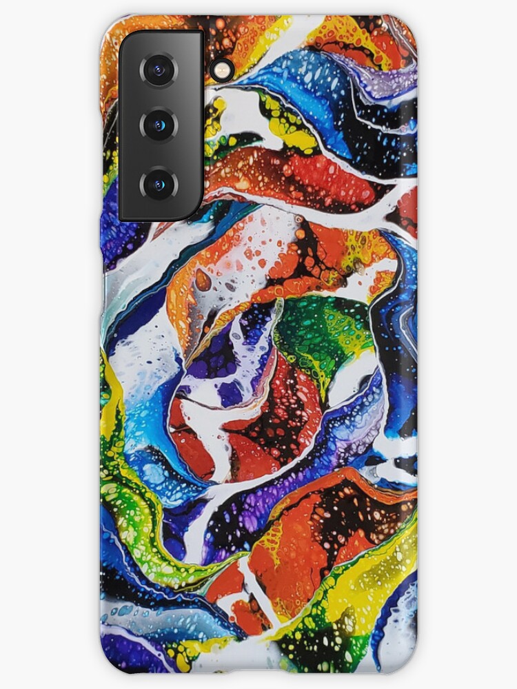Thumbnail 1 of 4, Samsung Galaxy Phone Case, Playing Koi designed and sold by DrewFowlerArt.