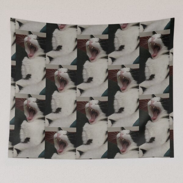 Item preview, Cat Yawn designed and sold by DancingCreek.