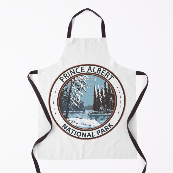 Item preview, Prince Albert National Park Canada Winter Vintage Badge designed and sold by KrisSidDesigns.