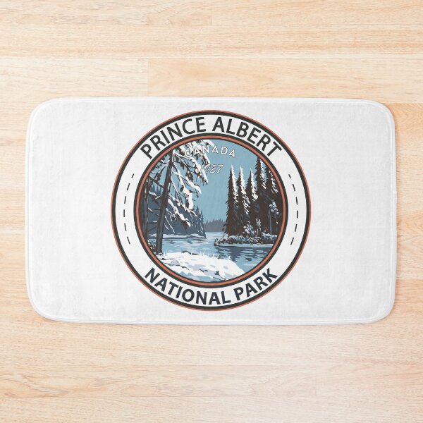 Item preview, Prince Albert National Park Canada Winter Vintage Badge designed and sold by KrisSidDesigns.