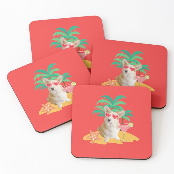 Item preview, Corgi with cocktail designed and sold by GasconyPassion.