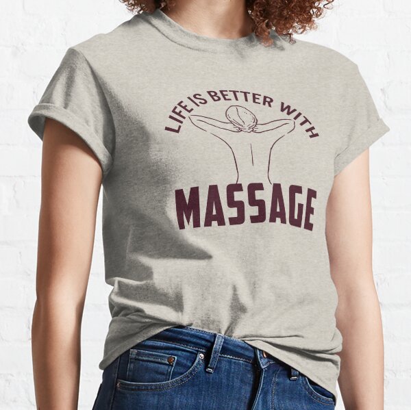 Item preview, Life Is Better With Massage designed and sold by OfficeFortune.