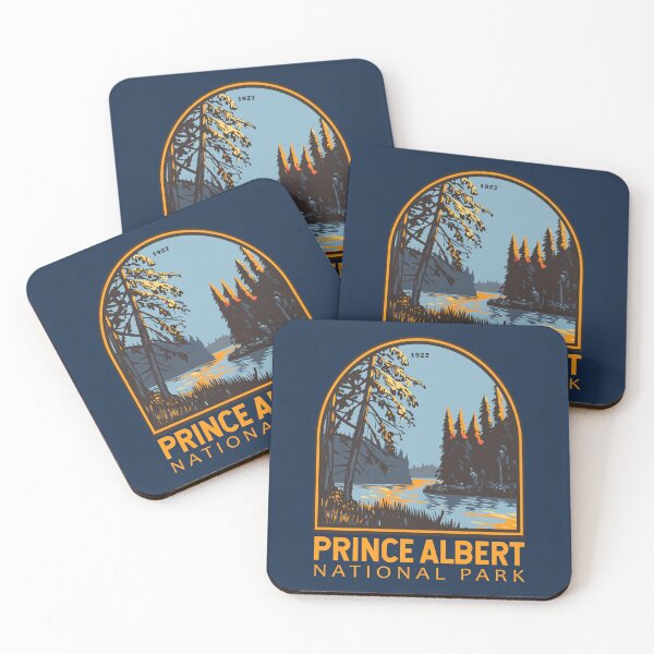 Item preview, Prince Albert National Park Canada Vintage Emblem designed and sold by KrisSidDesigns.