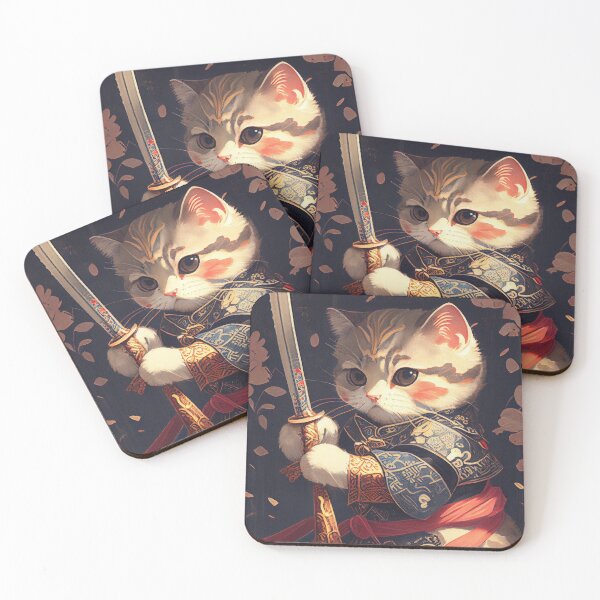 Item preview, catana, katana cat designed and sold by Rosiere Donahue ⭐️ ⭐️ ⭐️ ⭐️ ⭐️.