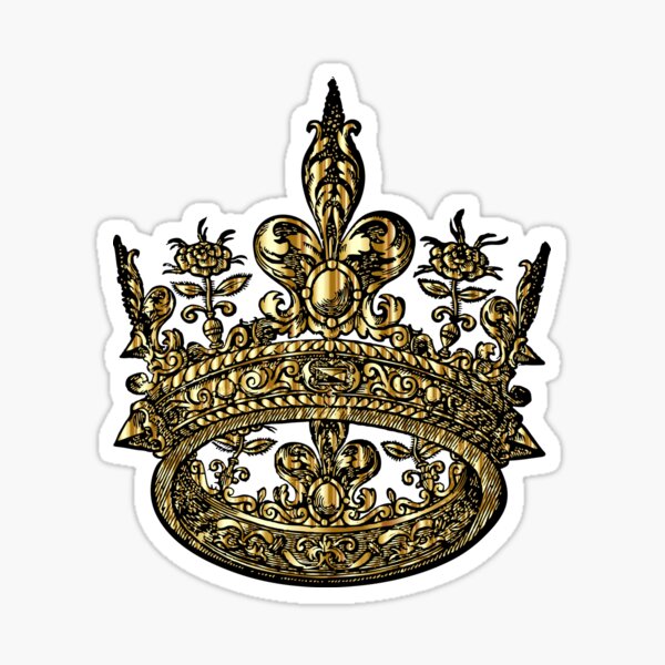 Royal Crown Retro - Crown - Sticker