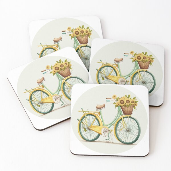 Item preview, Bicycle with Sunflower designed and sold by Imwa.