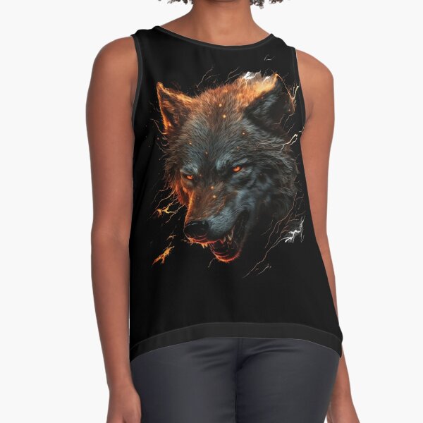 THE STRENGTH OF THE WOLF FRONT & BACK - PREMIUM MEN'S TANK TOP - BLACK -  MS3GFV The Wolf's Den Official Store