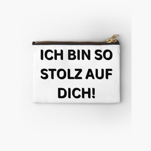 Item preview, Ich bin so Stolz auf dich! | I'm so proud of you! | Motivational Quote in German designed and sold by Artistic Designs ⭐⭐⭐⭐⭐.
