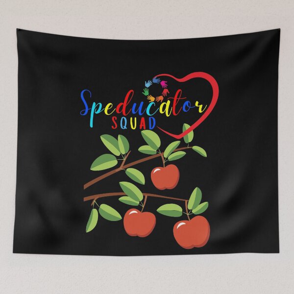 Item preview, Speducator SPED Squad Apples Autism Awareness Autistic designed and sold by 27th-Tee.