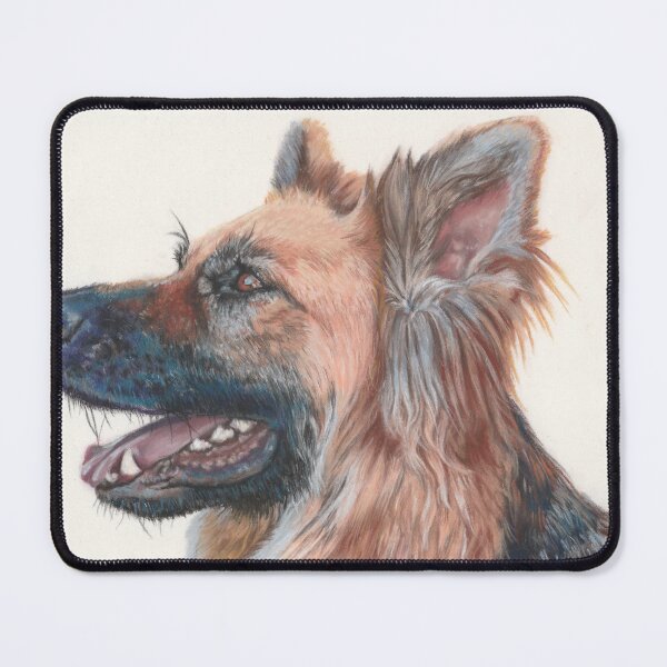 Item preview, Nova German Shepherd in pastels designed and sold by evansmchughart.