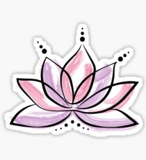 Pink Lotus Sticker