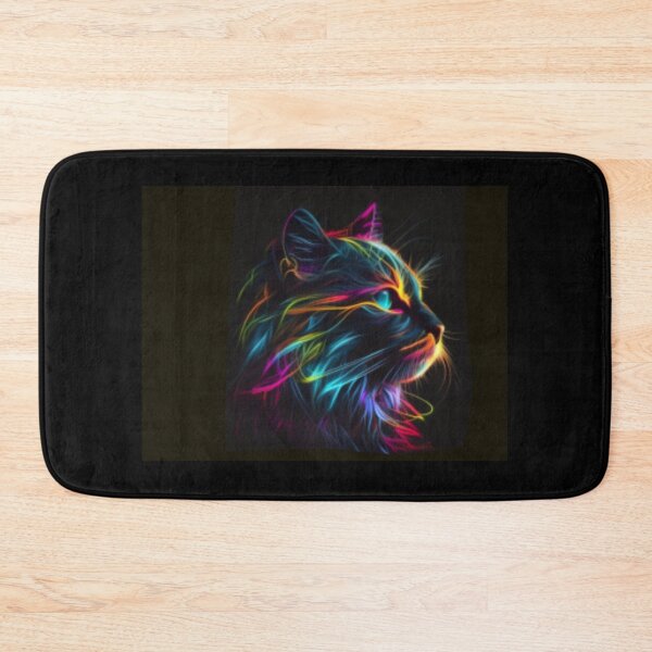 Item preview, Neon cat designed and sold by Alifoxs.