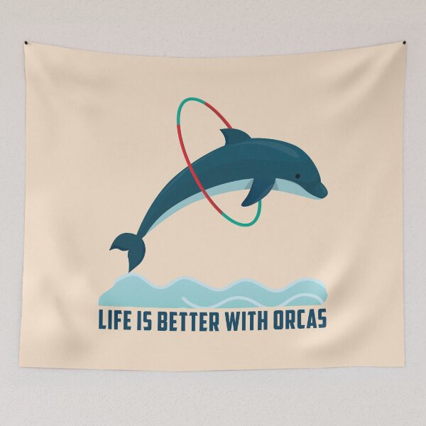 Item preview, Life Is Better With Orcas designed and sold by OfficeFortune.
