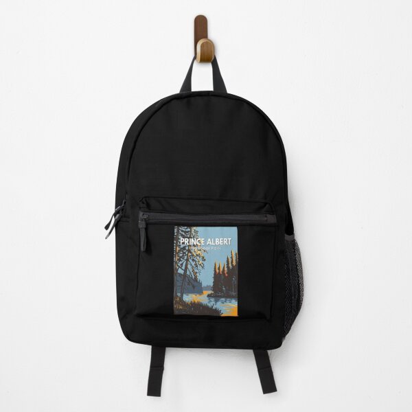 Item preview, Prince Albert National Park Canada Travel Art Vintage designed and sold by KrisSidDesigns.