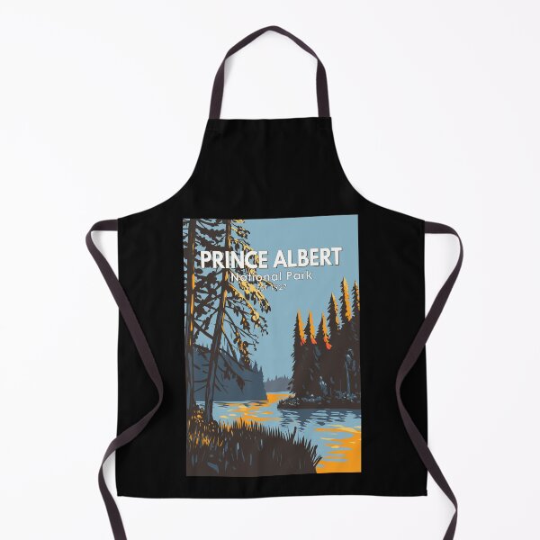 Item preview, Prince Albert National Park Canada Travel Art Vintage designed and sold by KrisSidDesigns.