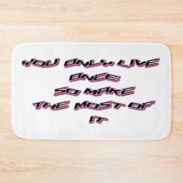 Item preview, you only live once quote  designed and sold by David-Howells.