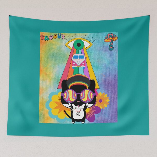 Item preview, Hippie Cat designed and sold by Dragonheart401.