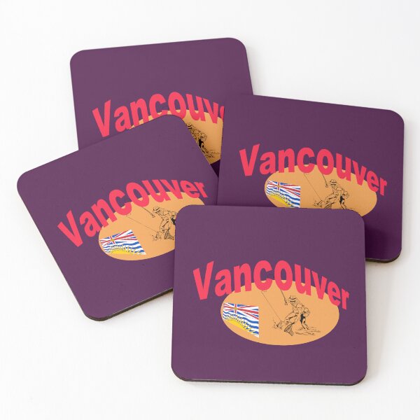 Item preview, Vancouver. Canada Fishing abstract design  designed and sold by lobodelnoir.