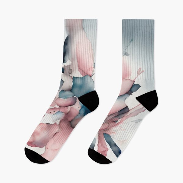 Item preview, Watercolor Floral clutter light muted pink 001 designed and sold by ElectraW.