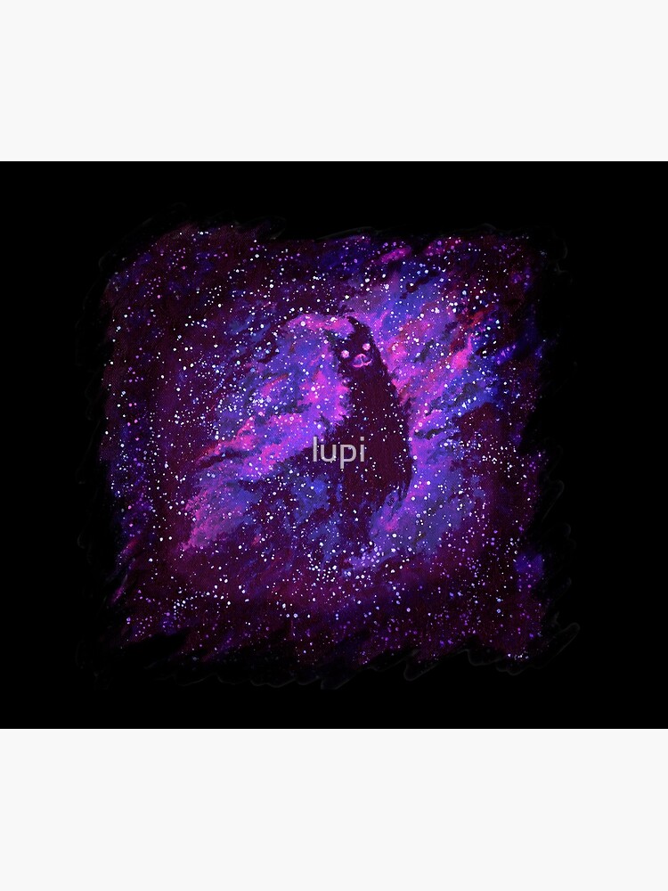 Cosmic Purple Space Llama by lupi