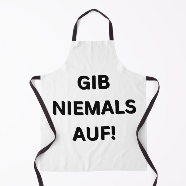 Item preview, Gib niemals auf! | Never give up! | Motivational Quote in German designed and sold by Artistic Designs ⭐⭐⭐⭐⭐.