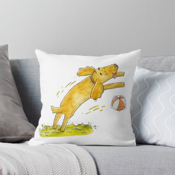 Item preview, Golden Labrador. Funny dog illustration by Tania Samoshkina designed and sold by taniasamoshkina.