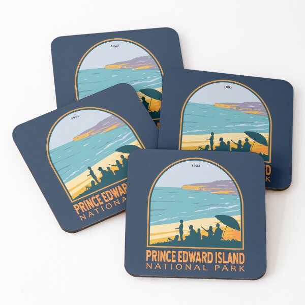 Item preview, Prince Edward Island National Park Beach Vintage Emblem designed and sold by KrisSidDesigns.