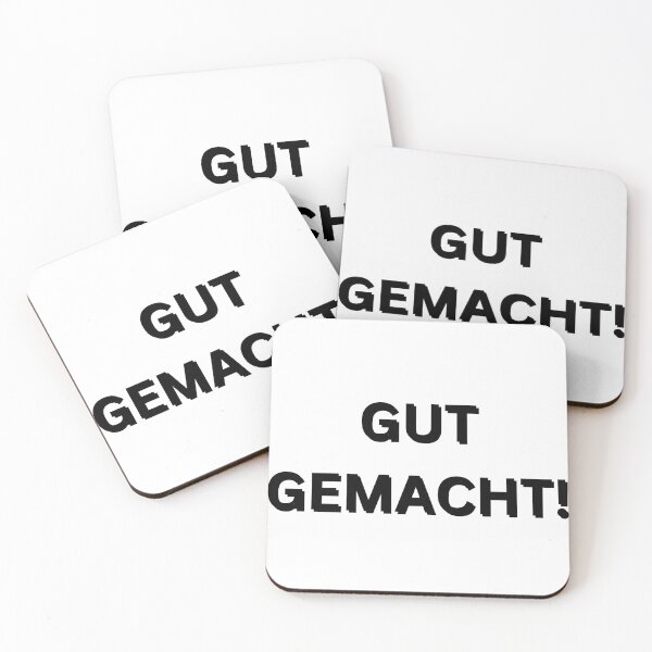Item preview, Gut gemacht! | Well done! | Motivational Quote in German designed and sold by Artistic Designs ⭐⭐⭐⭐⭐.