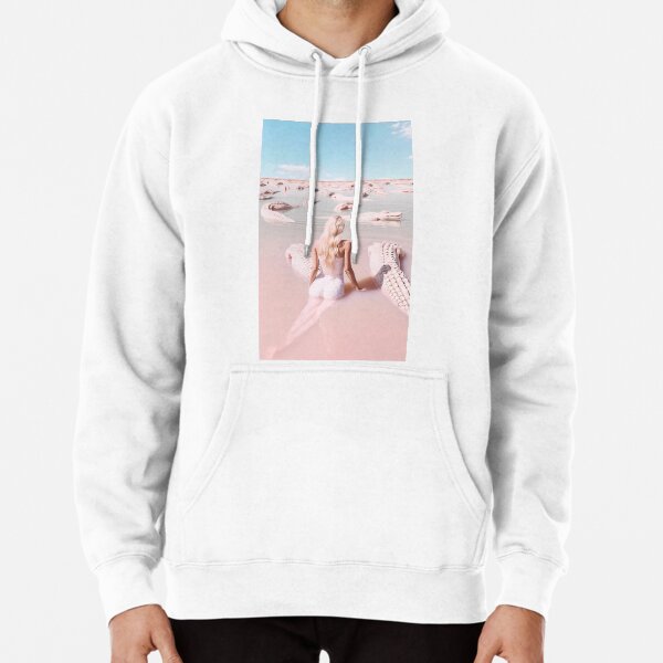 Woman with crocodiles Pullover Hoodie