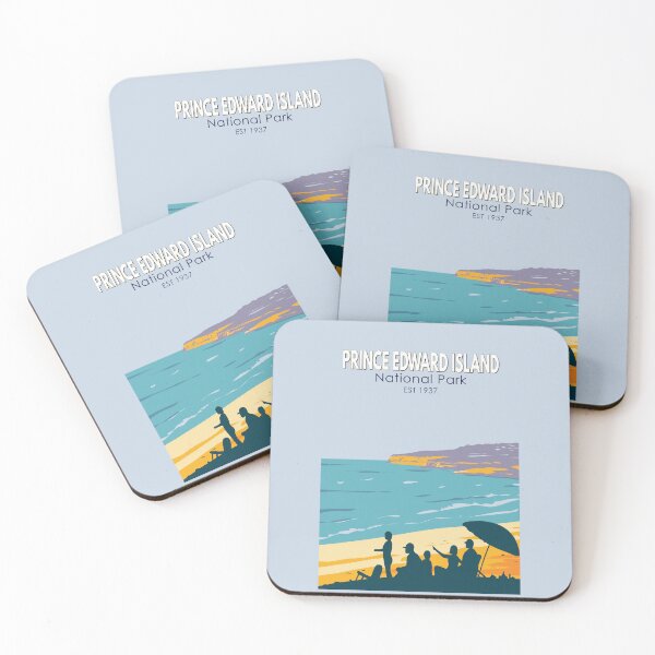 Item preview, Prince Edward Island National Park Beach Travel Art Vintage designed and sold by KrisSidDesigns.