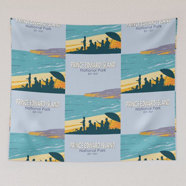 Item preview, Prince Edward Island National Park Beach Travel Art Vintage designed and sold by KrisSidDesigns.