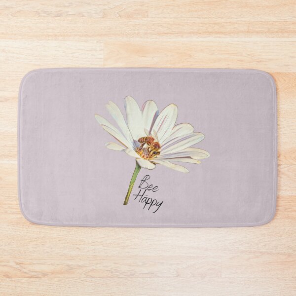 Item preview, Bee Happy flower with bee designed and sold by marcrolandscape.
