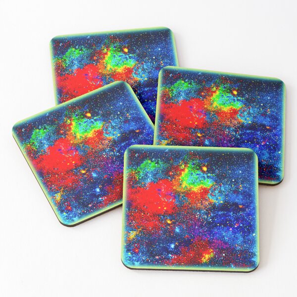 Item preview, Galactic Hues: Vibrant Space Design designed and sold by Health And Fitness Posts e-Store.