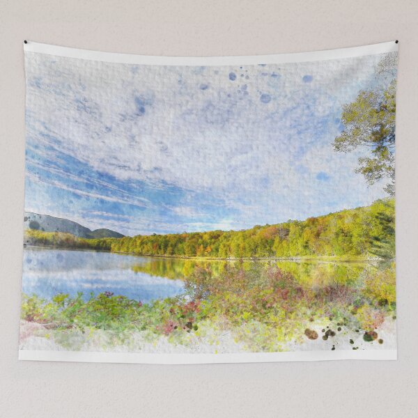 Item preview, Otter Cove in Acadia Watercolor designed and sold by TwoSmallPtatoes.
