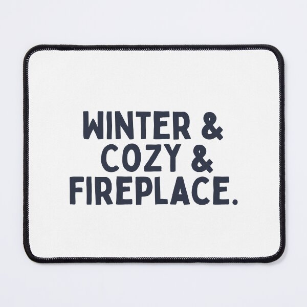 Item preview, Winter & Cozy & Fireplace. designed and sold by inspireartistry ⭐⭐⭐⭐⭐.