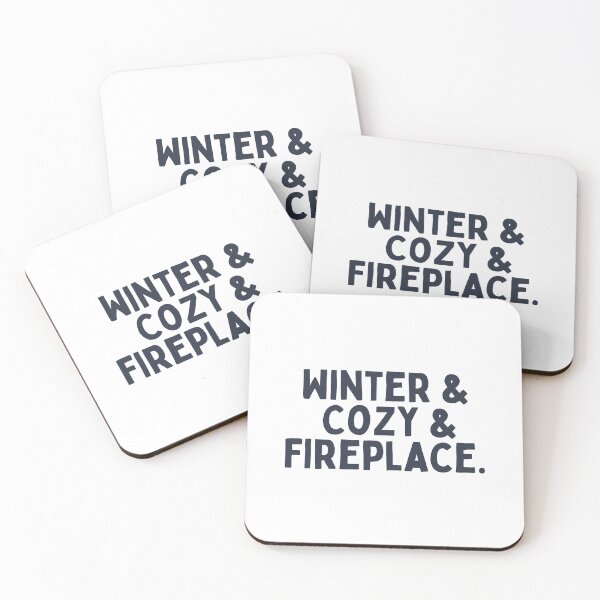 Item preview, Winter & Cozy & Fireplace. designed and sold by inspireartistry ⭐⭐⭐⭐⭐.