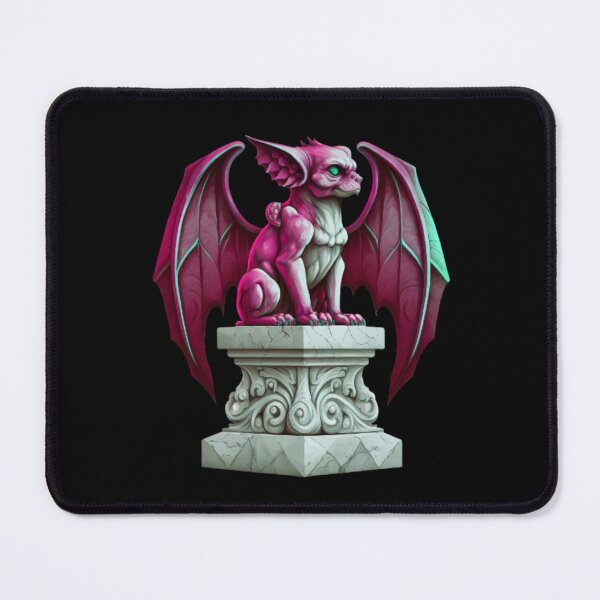 Item preview, retro vintage gargoyle statue designed and sold by LuckyRonin.