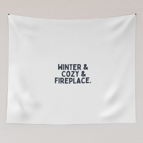 Item preview, Winter & Cozy & Fireplace. designed and sold by inspireartistry ⭐⭐⭐⭐⭐.