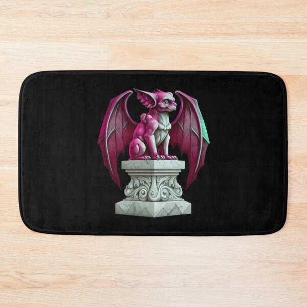 Item preview, retro vintage gargoyle statue designed and sold by LuckyRonin.
