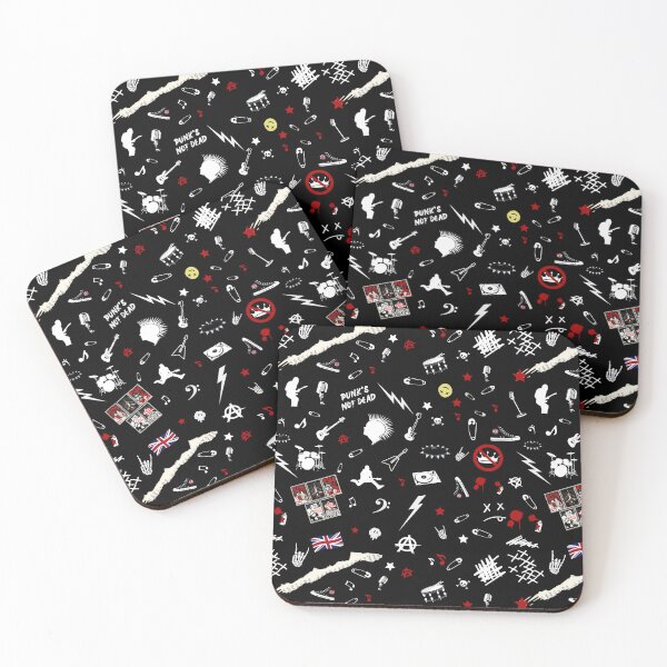 Item preview, Punks Not Dead / Punk Rock Aesthetic Pattern designed and sold by SoccaTamam.
