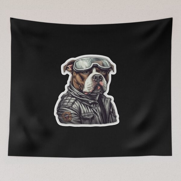 Item preview, Cool Biker Dog designed and sold by c4k5llc.