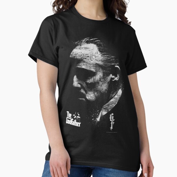 Vista previa del artículo con la obra «Póster de la ciudad de Vito Corleone, El Padrino», diseñado y vendido por FifthSun.