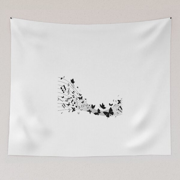 Item preview, Notes and butterflies designed and sold by Aleksander1.