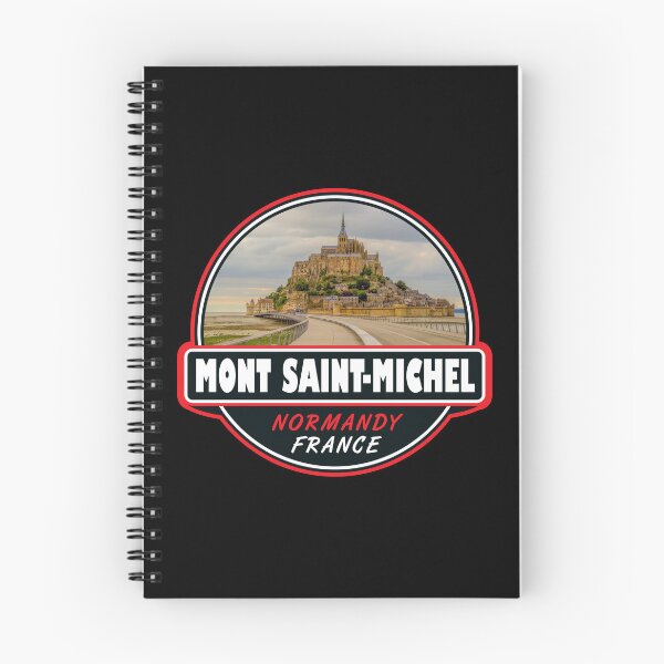 Item preview, Mont Saint-Michel France Travel Art Emblem designed and sold by KrisSidDesigns.