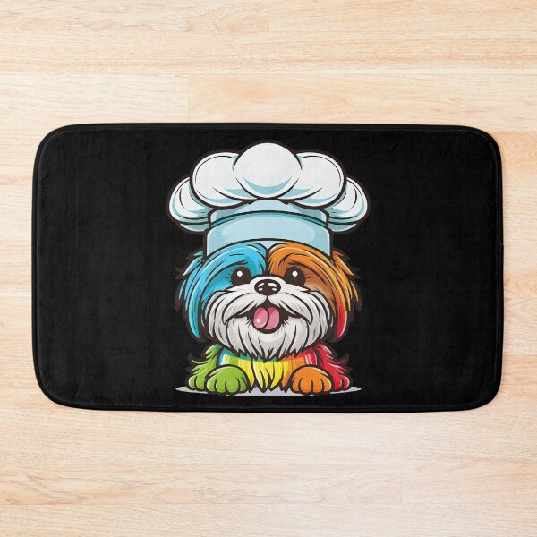 Item preview, Colorful Kawaii Bichon Shih Tzu Shichon Chef designed and sold by Leonardo Palumbo.