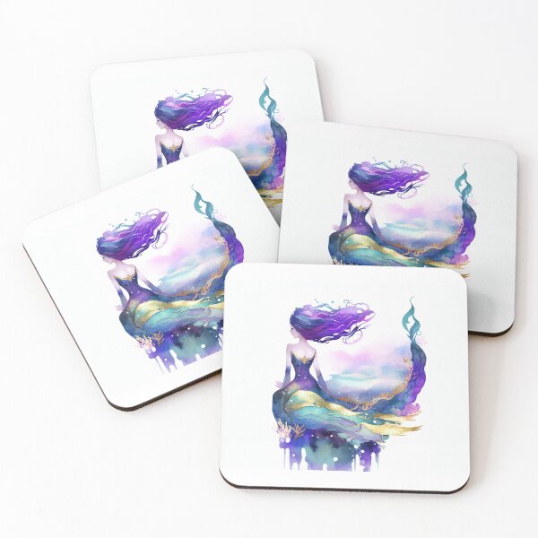 Item preview, Romantic Carming Mermaid Painting Image for Home Decor Wall Art designed and sold by adlydesigns.