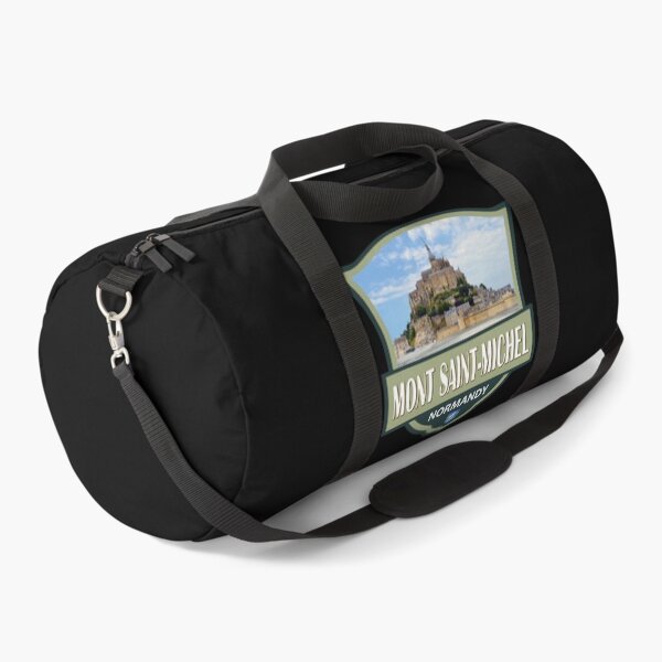 Item preview, Mont Saint-Michel France Travel Retro Badge designed and sold by KrisSidDesigns.