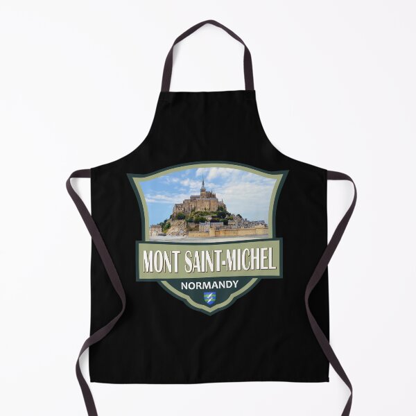 Item preview, Mont Saint-Michel France Travel Retro Badge designed and sold by KrisSidDesigns.